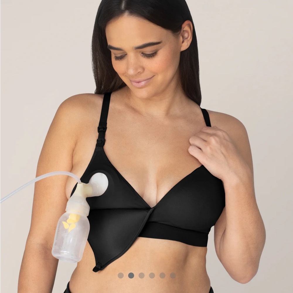 Kindred Bravely Black Minimalist Nursing and Pumping Bra